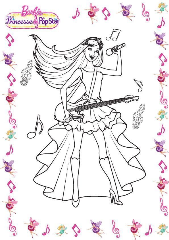 COLORIAGES BARBIE