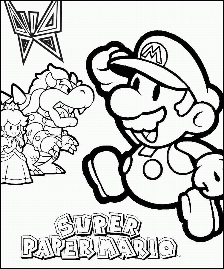 coloriages divers Mario Bross